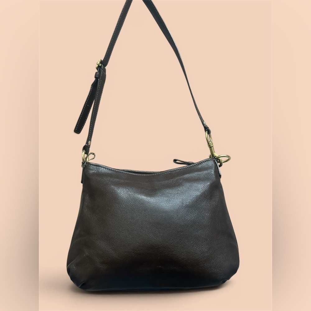 Coach Brown Leather Crossbody with Gold Hardware - Picture 2 of 4